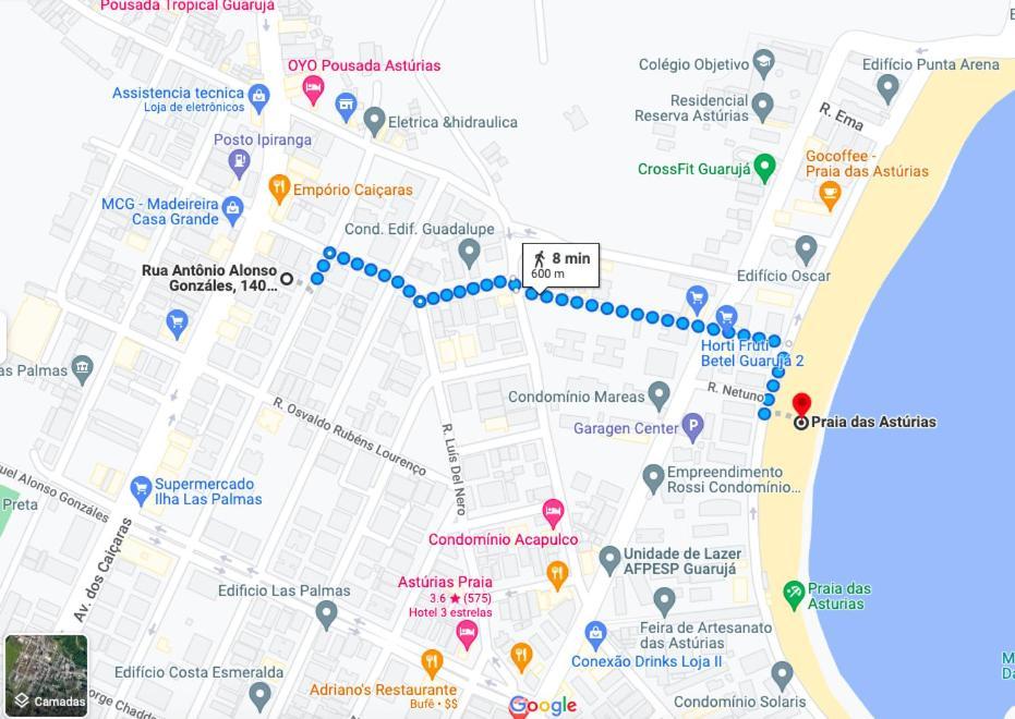 Apartamento Fofo Asturias Guarujá Exteriör bild